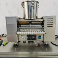 Machine automatique à crêpes et pancakes, machine à cuire électrique commerciale pour la production de pâte à rouler avec déposeur de garniture pour la production de gâteaux et de pâtisseries