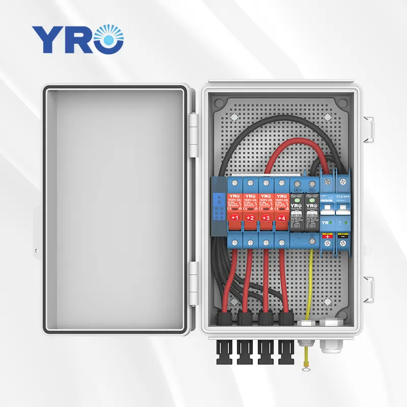 YRO dcコンバイナーボックス2/4ウェイPVコンバイナーボックス壁掛けキーボックスコンビネーションロック550V1000V