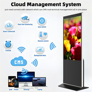 49 55 65 75 86 inch tầng đứng Android xách tay kỹ thuật số biển hiển thị màn hình máy nghe nhạc tương tác kiosk quảng cáo Màn hình LCD - Product Image 6