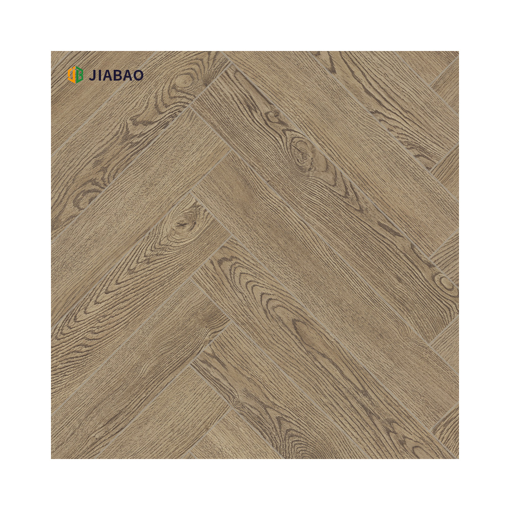 Piano Surface Treatment Chemical Resistance Laminate Herringbone Flooring for Gym