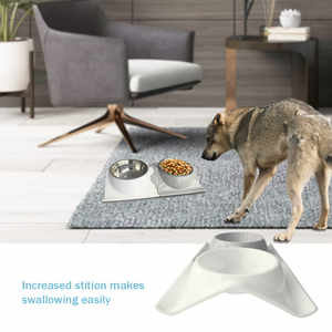 New Arrival <b>Cat</b> and Dog Two Colour Patchwork Feeding <b>Bowl</b> Pet Food Water Feeders Stainless for Pets Eating and Drinking - Product Image 5