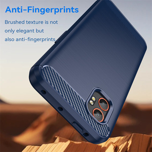 Coque de téléphone en TPU souple brossé Texture en fibre de carbone Housse antichoc pour Samsung Galaxy Xcover7 <span class=keywords><strong>Pro</strong></span>/7/6 <span class=keywords><strong>Pro</strong></span> - Product Image 3