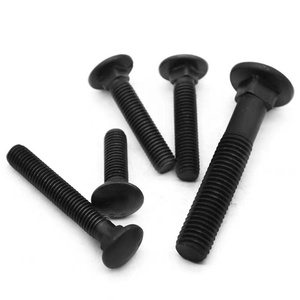 Din 603 Grade 4.8 Black Carbon Steel extra Large Panhead <strong>Carriage</strong> <strong>Bolts</strong> - Product Image 5