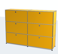Commode modulaire en acier inoxydable pour chambre à coucher et casiers de rangement pour salon
