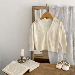 Engepapa <span class=keywords><strong>Giacca</strong></span> Estiva per <span class=keywords><strong>Bambina</strong></span>, Maglia Protettiva Solare, <span class=keywords><strong>Camicia</strong></span> Climatizzata per Bambino, Cappotto in Maglia Traforata per Neonato, Abbigliamento Sottile a Maniche Lunghe per Neonati - Product Image 1