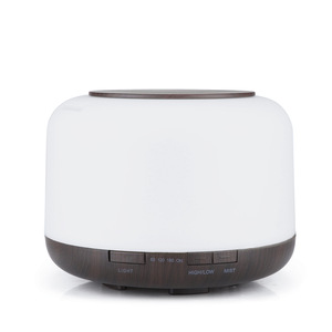 Difusor de Aromas Simple de 500 ml, Humidificador Ultrasónico con Luz LED para Hogar, Oficina, Dormitorio y Escritorio - Product Image 1