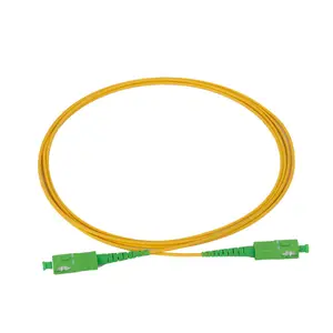 2.0mm 9 /125 SM SX Fiber Optic Patch Cord SC/APC To SC/APC