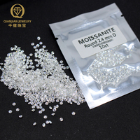 Moissanite colorée de haute qualité, pierres précieuses rondes VVS, diamants Moissanite GRA, vente en gros de Moissanite en vrac pour la fabrication de bijoux