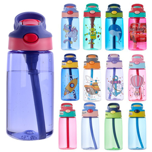 Garrafa de Água Portátil com Canudo à Prova de Vazamentos para Crianças, Ideal para Passeios ao Ar Livre e Acampamentos - Product Image 2