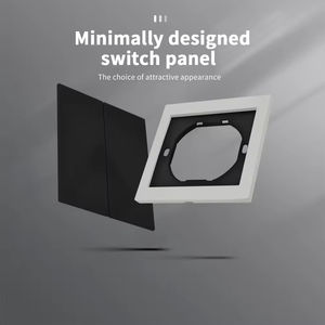 Europe Standard WESA Surface améliorée en <span class=keywords><strong>caséine</strong></span> noire 2 gangs 1 voie interrupteur électrique 10A 250V interrupteurs muraux pour la maison - Product Image 5