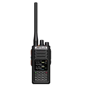 Walkie talkie digital vhf uhf de doble banda de larga distancia práctico talkie 5 vatios ham GPS fm transceptor de China DMR radio bidireccional