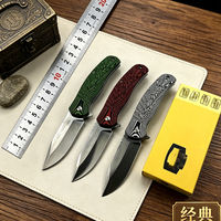 Couteau pliant personnalisable de haute qualité avec manche en G10 et acier 5CR13, portable pour la chasse, le camping et l'EDC, outil de poche