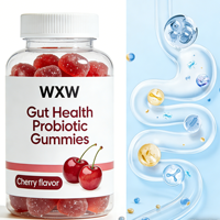 Capsules Probiotiques WXW pour la Santé Intestinale, Soulagement de l'Irregularité Intestinale, Sans Sucre, Bouteille Douce