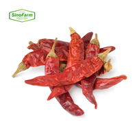 Poivre de Cayenne Rouge Séché Brut avec Processus de Séchage par Ventilation