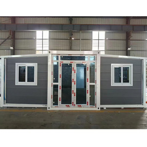 Maison de conteneur extensible préfabriquée moderne de 40 pieds 20 pieds Maison portable préfabriquée en acier léger à 4 chambres à coucher pour hôtels et centres commerciaux - Product Image 3