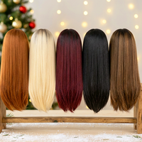 Promoción de $114 Letsfly, Cierre de Encaje 5x5, Cabello Virgen Natural Liso 11A SDD, Pelucas de Cabello Humano en Colores 4T613, 4T33, 1BT99J, Peluca Larga