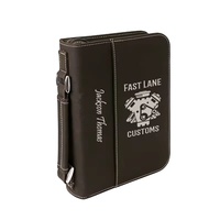 Couverture de Bible en cuir PU à graver au laser avec options d'impression or/argent/noir – Couverture de Bible personnalisée sur mesure