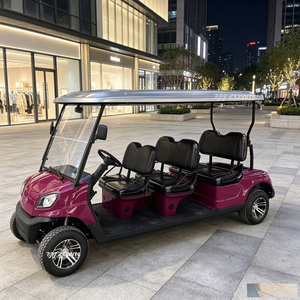 Voiturette de golf électrique de style moderne pour 4 à 6 passagers, système de conduite sécurisé anti-recul pour les hôtels, les centres de villégiature et les terrains de golf, transport quotidien - Product Image 1