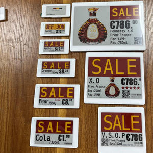 Système d'étiquettes de prix numériques Walmart 2,13 pouces, étiquettes de prix numériques pour supermarché, étiquettes de prix électroniques Eink Epaper ESL pour magasin, étiquettes de rayon électroniques - Product Image 1