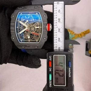 Relojes <span class=keywords><strong>Franken</strong></span> Ultrafinos con Movimiento de Titanio, 38g NTPT, Reloj Automático de Lujo Richard Mille RM67-02, Diseño Hueco, Relojes RM para Hombre - Product Image 3