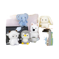 Mini poupée en peluche de coton avec rembourrage en coton PP, 11-30 cm, compagnon de bureau pour l'étude, jouet brodé à suspendre pour les 2-13 ans