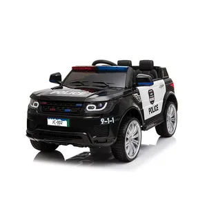 2022 yeni 12V polis pil şarj cihazı oyuncak araba polis pil kumandalı oyuncak araba