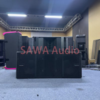 VIO S218 Double Subwoofer Actif 18 Pouces pour Concert, 1500W RMS 6000W Crête 28Hz, Haut-parleur PA Amplifié