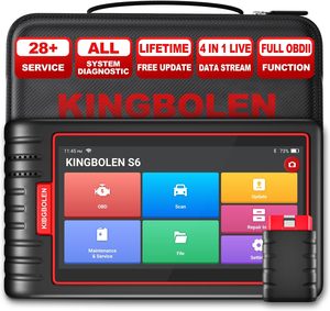 KINGBOLEN S6 OBD2 เครื่องอ่านโค้ดรถยนต์ระดับมืออาชีพ สำหรับ Android รองรับการใช้งานทั่วไป พร้อมระบบ Auto-VIN - Product Image 2
