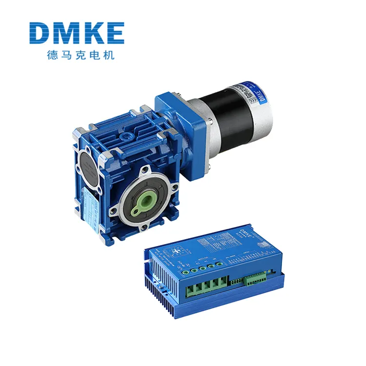 Dmke serviço de personalização 12 24 36 volts 50w 100w 150w 20-267r/min micro bldc nmrv motor de engrenagem
