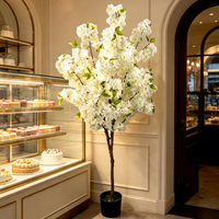 Nouvelles décorations et fournitures de mariage, arbre à fleurs de cerisier artificiel, fleurs artificielles, décoration extérieure et intérieure, jardin, hôtel, bar, bureau, maison