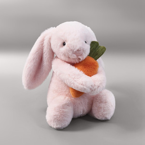 Peluche Jellycat Style Shy Bunny, Lapin Bonnie <span class=keywords><strong>c</strong></span>âlinant une carotte, Jouet <span class=keywords><strong>doux</strong></span> et réconfortant pour enfants et adultes, Vente en gros - Product Image 4