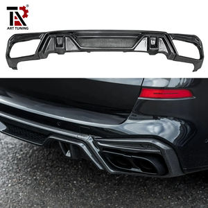 Adatto per <span class=keywords><strong>2018</strong></span> a 2025 BMW <span class=keywords><strong>X5</strong></span> G05 G05lci vera fibra di carbonio LD stile labbro posteriore - Product Image 2