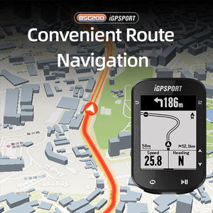 Ciclocomputador GPS BSC200 BSC 200 <span class=keywords><strong>BSC100S</strong></span> Impermeable con Navegación de Ruta para Bicicleta y Odómetro Inalámbrico con Portugués para Ciclismo ANT+ - Product Image 2