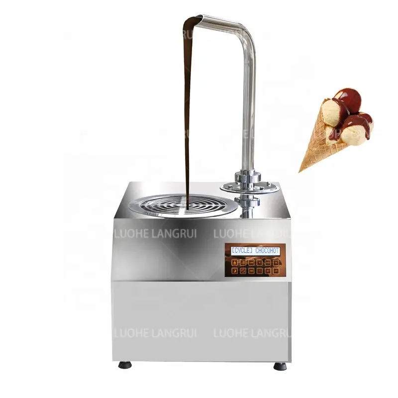 Máquina de fusión de chocolate eléctrica automática 5.5L máquina de fusión y dispensador de chocolate caliente