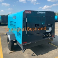 Compresseur d'air à vis portable série PDS d'Airman, moteur diesel PDS420S