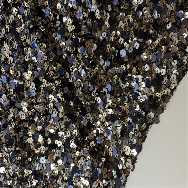 fabric black design glitter