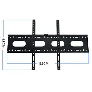 Dudukan dinding braket TV tetap, untuk Miring layar datar, pemasangan mudah TV mendukung untuk TV 50-120 inci