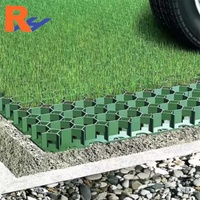 Grille de renforcement de gazon en plastique durable pour allées de jardin, maille de pavage pour un renforcement durable du gazon