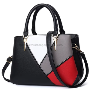 Handbag Thick Chain Quilted Shoulder <b>Purses</b> Women's Contrast Colors Shoulder Bags Handbags for Women Luxury Wholesale - Product Image 1