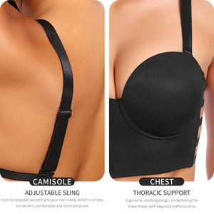 Soutien-gorge sculptant pour femmes, taille européenne, respirant, offrant un bon maintien, anti-affaissement, rehausseur de poitrine, anti-graisse dorsale, pour femmes matures à forte poitrine - Product Image 4