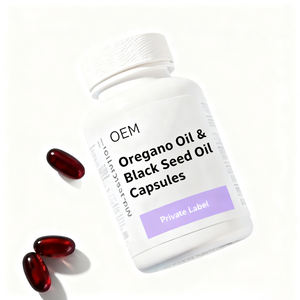 OEM Pure Oregano & Zwarte Zaadolie Softgel <span class=keywords><strong>Capsules</strong></span> Ultra Hoog Carvacrol & Thymoquinone 60 stuks voor slaapondersteuning - Product Image 1