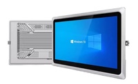 Aluminio 13,3 pulgadas Panel Industrial pantalla táctil computadora impermeable 6COM 6 USB para máquina expendedora quiosco