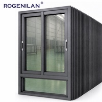 ROGENILAN, Proveedor Chino de Ventanas Corredizas de Aluminio con Rotura de Puente Térmico, Ventanas Corredizas Exteriores con Doble Acristalamiento Low-E