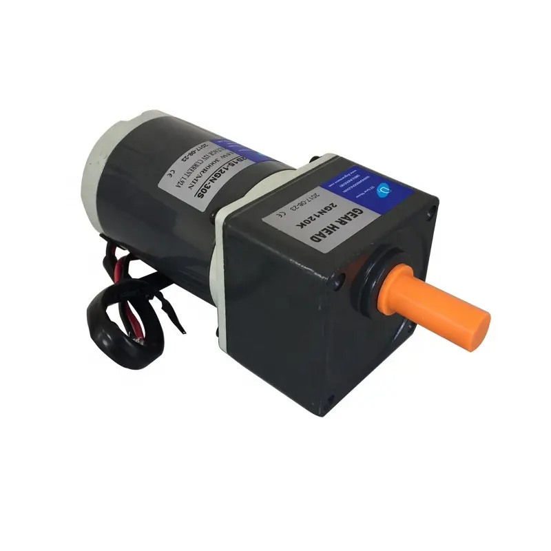 12V 40W Motor Da Engrenagem Da CC Com Controlador de Velocidade