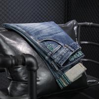 Pantalon en jean homme tendance coupe droite ample automne 2026 – Nouveauté affaires haut de gamme élastique décontracté – Vente en gros usine
