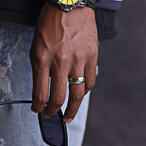 Tg Infinity Bạc Tungsten nhẫn cho nam giới phụ nữ đám cưới ban nhạc Hứa hẹn tham gia - Product Image 5