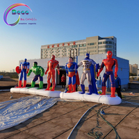 Figurines de Super-héros gonflables, décoration de fête personnalisée, pour bricolage