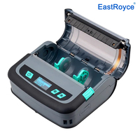 Imprimante d'étiquettes mobile 4 pouces Imprimante thermique 4x6 pouces avec interface BT Imprimante de point de vente couleur pour étiquettes d'expédition UPS/FedEx
