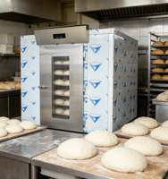 Armoire de Fermentation Professionnelle à Porte Unique avec 2 Chariots – Équipement Automatique de Fermentation du Pain pour Boulangerie