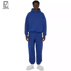 Factory Price Casual Sweatsuit for Men Solid Color Newest Big and Tall Men Jogger Sweat Suit Jogging Suits